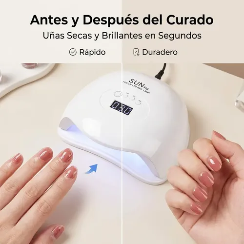 Cabina Uv Led Uñas 4 Temporizadores Pantalla Digital Tactil