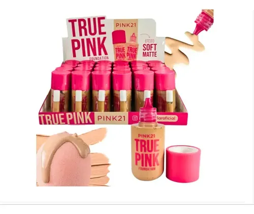 Base De Maquillaje True Pink Fundation Soft Matte P/ Rostro