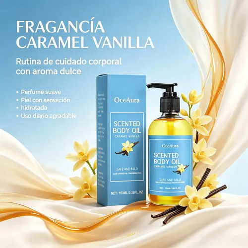 Aceite Corporal Oceaura 100ml Caramel Vanilla