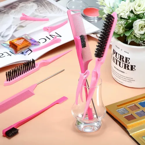 Set De Cuidado Del Cabello Remerry 2 Edge Brushes 2 Teasing
