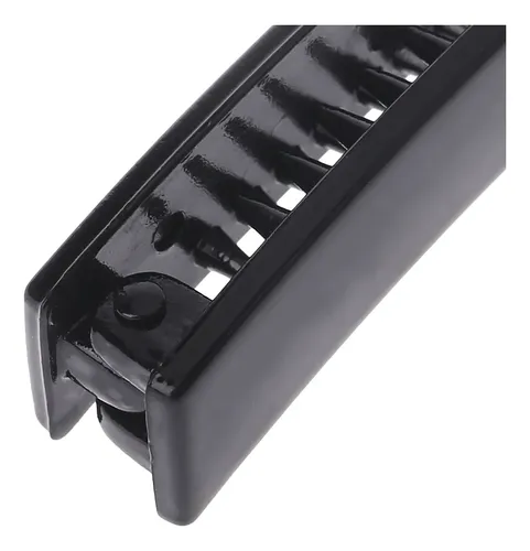 Pack De 2 Pinzas Para El Pelo Negras Cuadradas Con Forma De