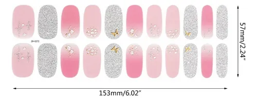 Tiras De Esmalte De Uñas En Gel Curadas (zh0276) Adhesivas E