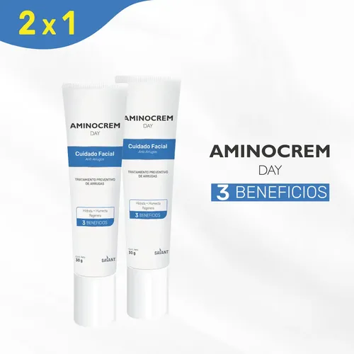 Aminocrem Day Crema Anti Arrugas Hidratacion Piel X 2 Uni
