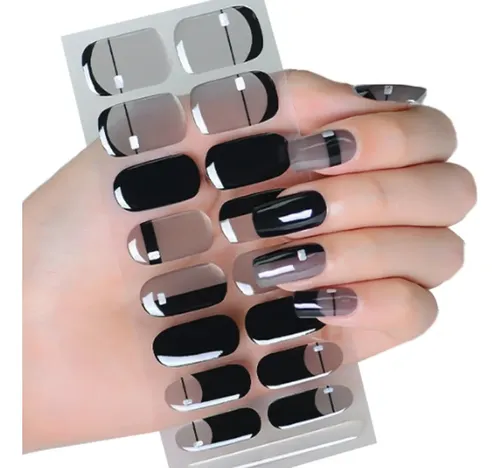 16 Pegatinas De Gel Sweet Uv Para Uñas, Jq029