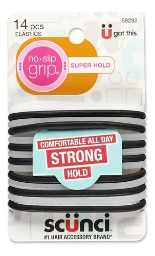 Cintas Para El Pelo Conair Scunci Antislip Grip Super Hold,