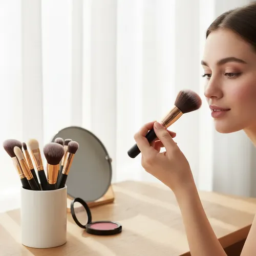 Set X 8 Brochas Pincel Para Maquillaje Rubor Sombras Make Up