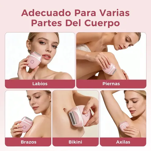 Depiladora Electrica Facial Bikini Recargable Portátil Mujer