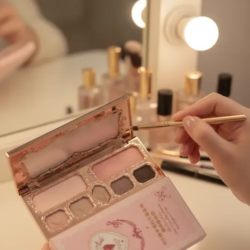 Paleta De Maquillaje Strawberry Cupid, Acabado De Ensueño.