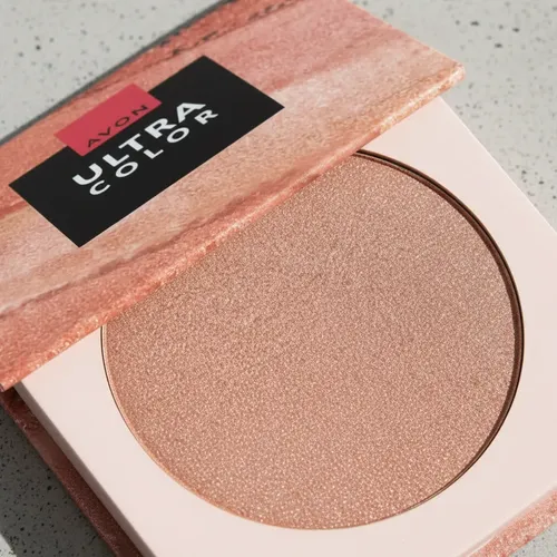 Polvo Compacto Facial Iluminador Rose Gold