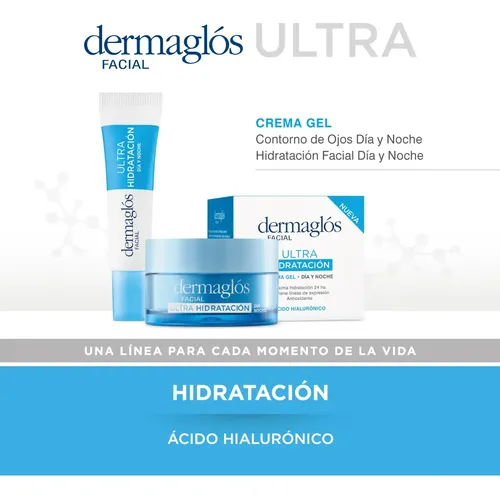 Dermaglós Ultra Hidratación Crema Gel Contorno De Ojos