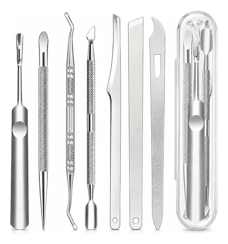 Kit De Cuidado De Uñas De Acero Inoxidable, Removedor De Cut