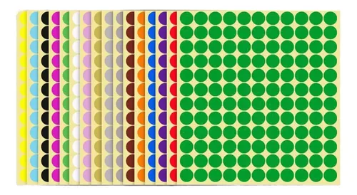 16 Uds. De Pegatinas De Puntos, Pegatinas De Sellado, 13 Mm