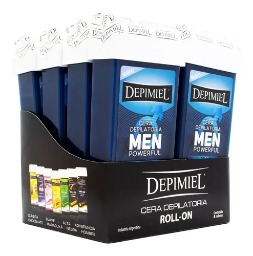 Depimiel Cera Depilatoria Roll On Men Azuleno Hombre X 100gr