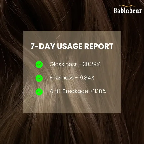 Aceite Capilar Bablabear Para Cabello Encrespado, Hidratante