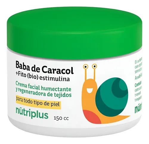Crema Facial Baba De Caracol Nutriplus Hidrata Regenera