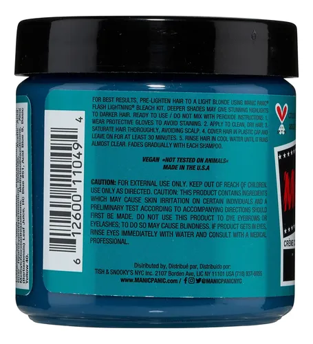 Manic Panic Sirens Song Tinte Semipermanente Para Cabello