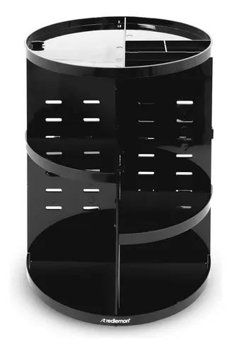 Organizador Porta Cosméticos Maquillaje Giratorio Plástico