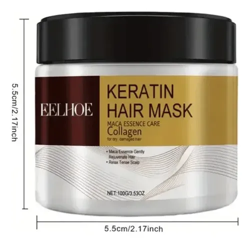 2 Mascarillas Colágeno Cabello Dañado Hidrata