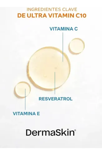 Serum Concentrado Antioxidante Ultra Vitamina C10 Dermaskin Todo Tipo De Piel Día/noche