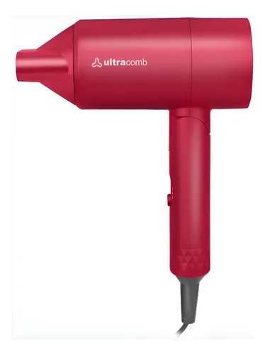 Secador De Pelo Cabello Ultracomb Ion Rojo 2200w Calor Frio