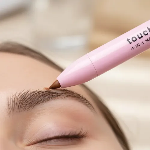 Maquillaje 4 En 1 Delineador De Ojos Labios Cejas Iluminador