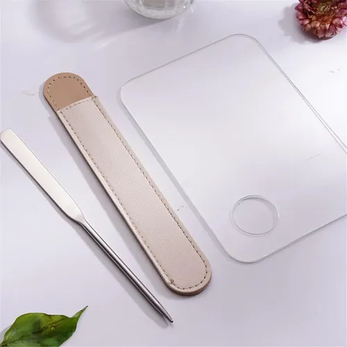 Makeup Spatula And Palette Set, Including Acrylic Makeup