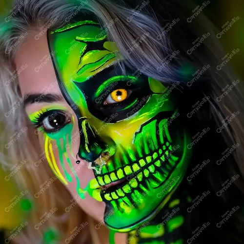 2026 Paleta Maquillaje Pinta Carita 8 Colores Halloween Kit