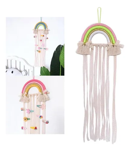 Soporte Para Pinzas De Pelo Rainbow Wall Fj A03 Para Niñas