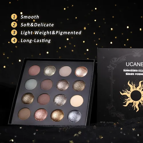 Paleta Ucanbe 16s, Sombras Mate Y Shimmer