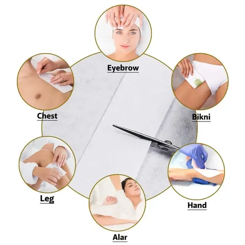 Tiras De Cera No Tejidas Para Cuerpo Y Rostro De Waxkiss Bea