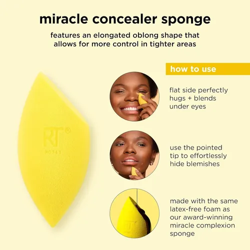 Real Techniques Miracle Complexion Sponge + Concealer Spo…