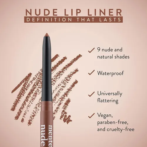 Delineador Labial Nude Vegano Mented