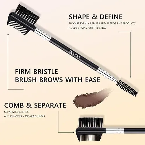 Docolor Lapiz Micro Cejas Maquillaje Doble Cara Marron Suave