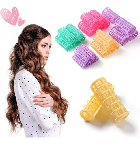 30 Rizadores De Pelo, 5 Tamaños, Portátiles, De Plástico, Zx