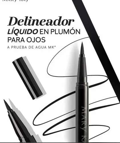Delineador de ojos líquido Mary Kay plumón color black