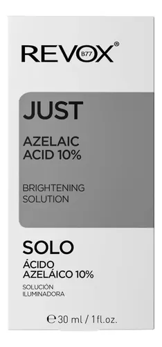 Solución Iluminadora Just Ácido Azelaico 10% X30ml Revox
