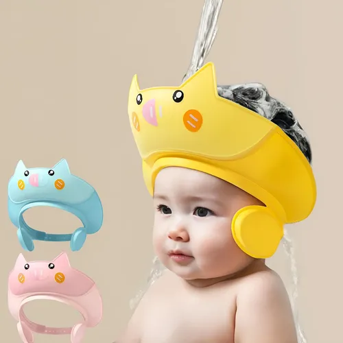 Gorra Protectora Ajustable Para Bebé Azul Claro X