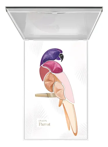 Paleta de Sombras Pupa Parrot 004 Copacabana Brillante, de 7 Colores