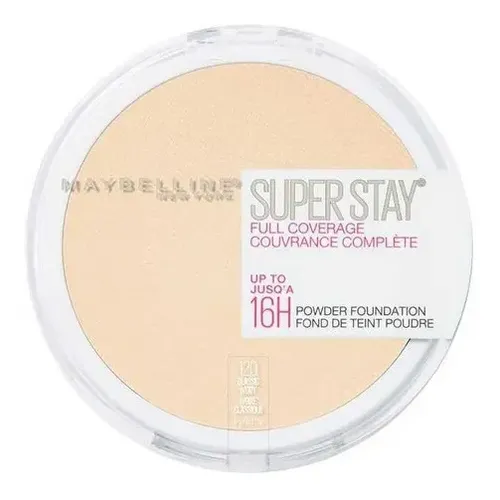 Maybelline Superstay Full Coverage Powder Base Polvo 16hs 6g Tono 120 Classic Ivory