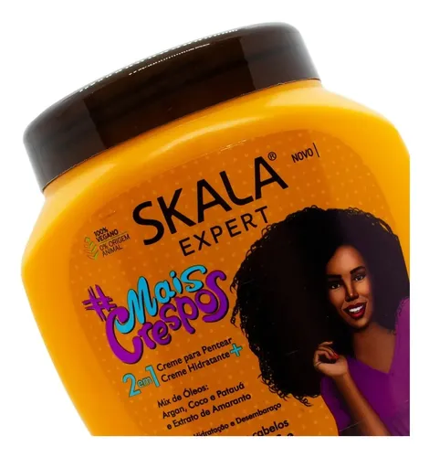 Máscara Skala Mais Crespos 2 en 1 Para Cabello Rizado y Ondulado de 1 kg