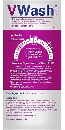 Lavado Íntimo Vwash 200 Ml Para Mujeres