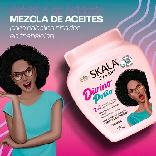 Mascara Crema Skala Divino Potao 1000 G Vegana X 2 Unidades