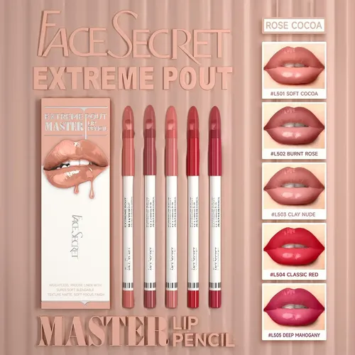 Delilineador De Labios Mate Con Brocha Integrada Mocha