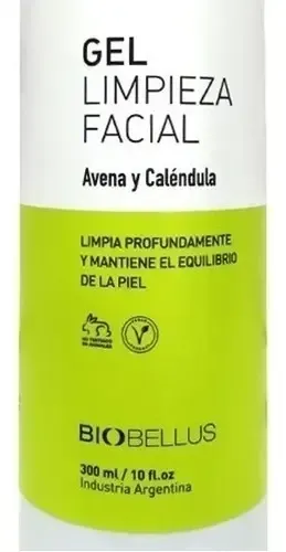 Gel De Limpieza Facial Con Avena Y Calendula Biobellus 300ml