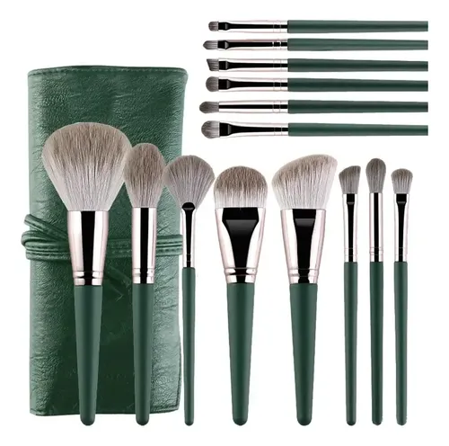 Brochas De Maquillaje 14 Piezas Regalo San Valentin