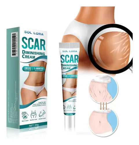 2*crema Cicatrices Reduce Estrías Marcas Cicatrices