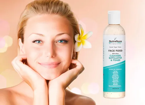 Alimento Facial Nutranuva, Limpiador, Exfoliante Y Tónico, T