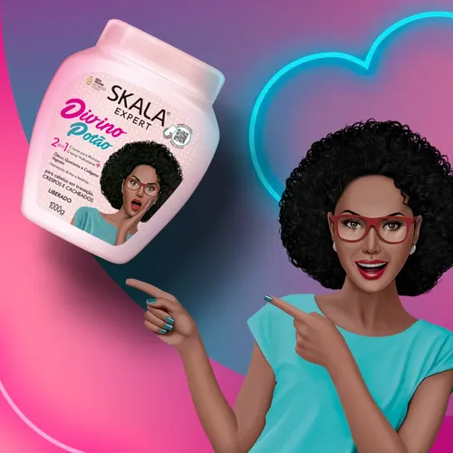 Mascara Crema Skala Divino Potao 1000 G Vegana X 2 Unidades