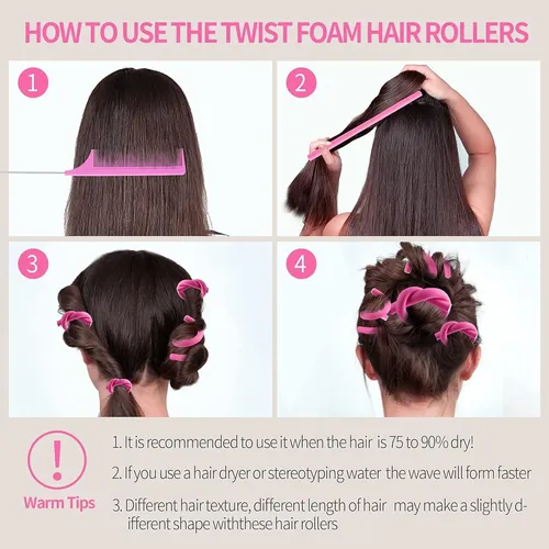 Juego De Rulos Flexibles Buytta 30 Piezas Para Cabello