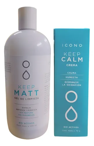 Gel Limpieza 500ml Crema 70g Keep Calm Refresca Kit Icono